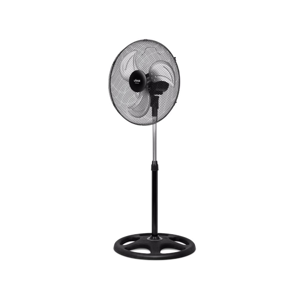 Ventilatore a Piantana Ottawa SFM1800 con 3 Livelli di Velocità Diametro 45 cm Colore Nero / Acciaio Inox - Foto 1