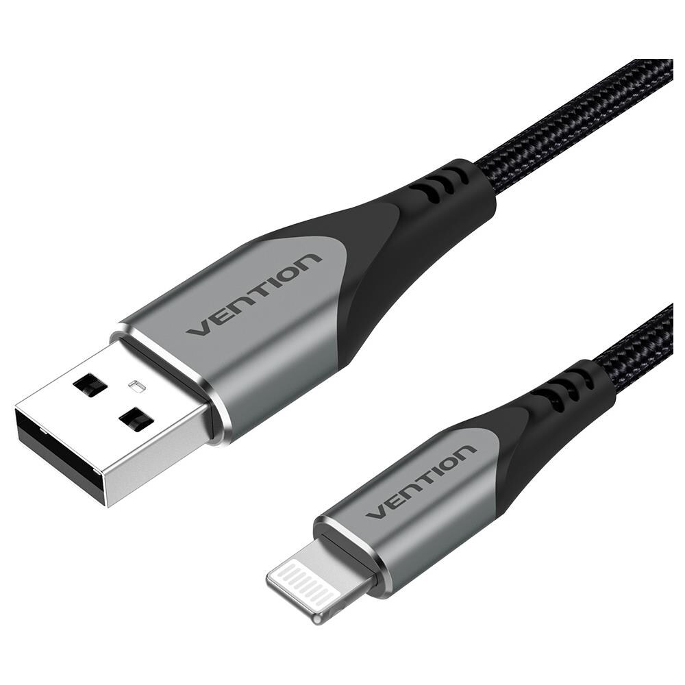 LABHH cavo Lightning 2 m Alluminio, Grigio - Foto 1