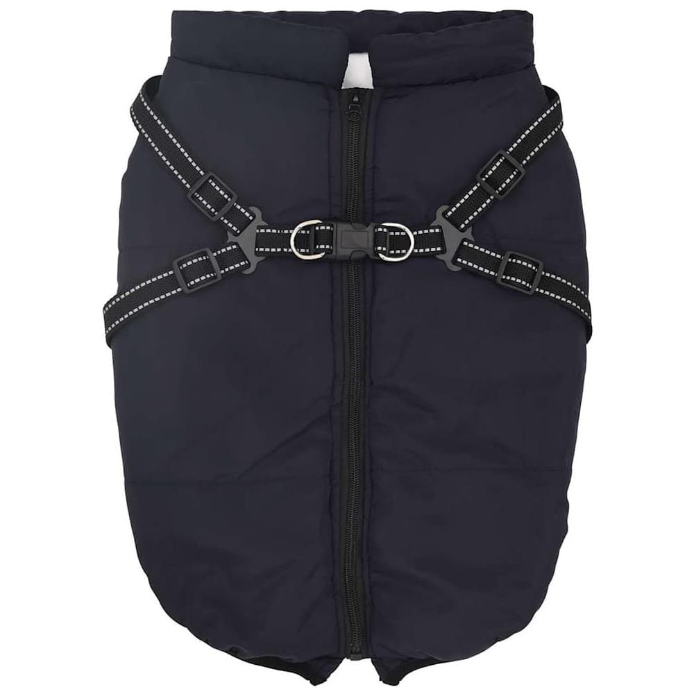 Cappotto Cani Imbracatura Impermeabile Riflettente Blu Navy L44 - Foto 2
