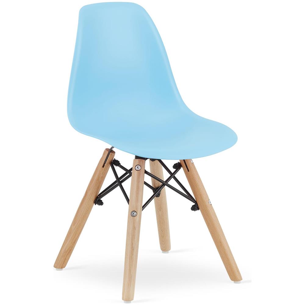 Sedia Valora ZUBI in legno blu dal design ergonomico per la cameretta dei bambini - Foto 1