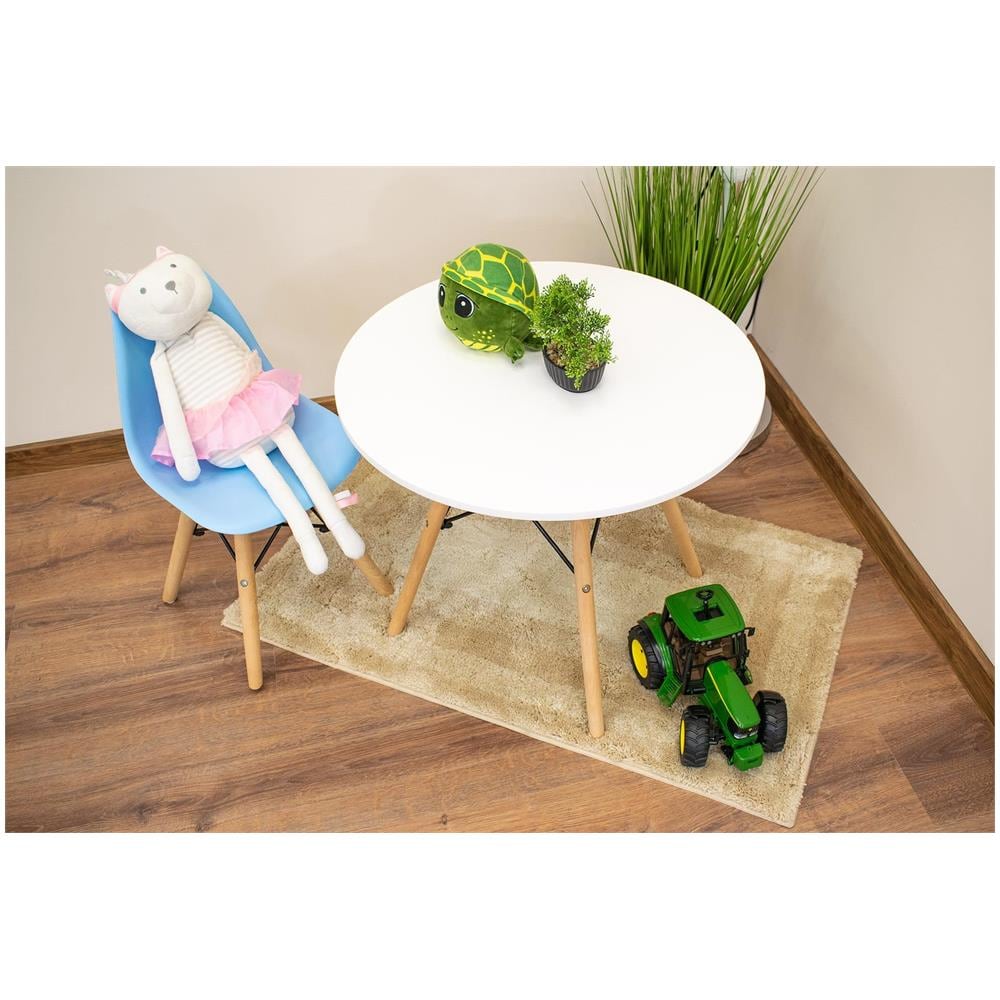 Sedia Valora ZUBI in legno blu dal design ergonomico per la cameretta dei bambini - Foto 10