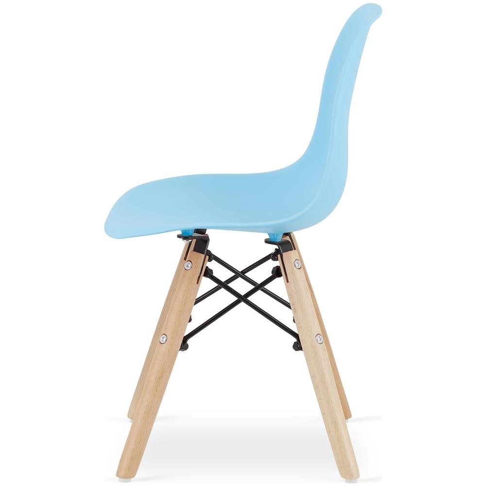 Sedia Valora ZUBI in legno blu dal design ergonomico per la cameretta dei bambini - Foto 2
