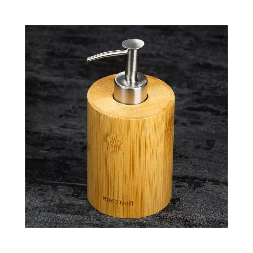 KH-1691 Distributore di sapone ecologico in bambù - Foto 3