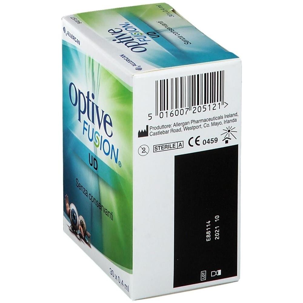 Optive Fusion Ud Soluzione Oftalmica Sterile 30 Flaconcini Monodose 0,4 ml - Foto 5