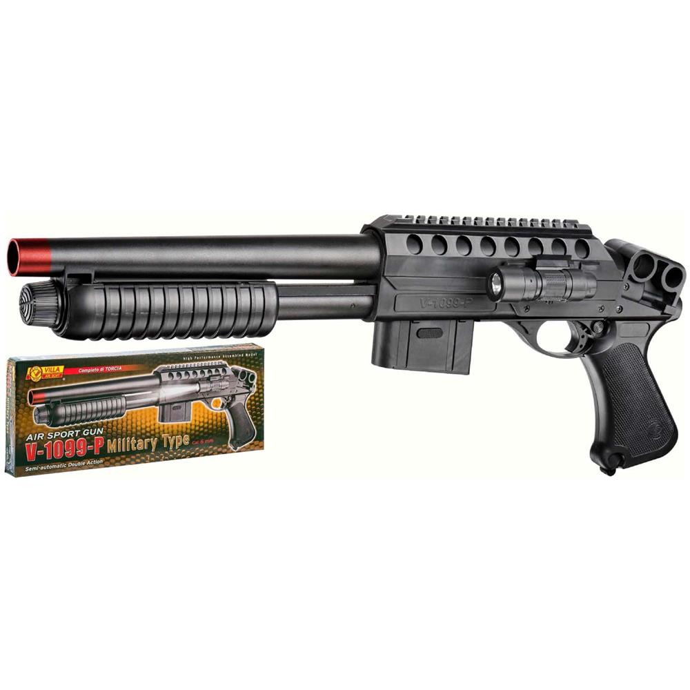 Pistola Aria Compressa 1099P Military Type con Torcia calibro 6mm. 1099MT - Foto 3