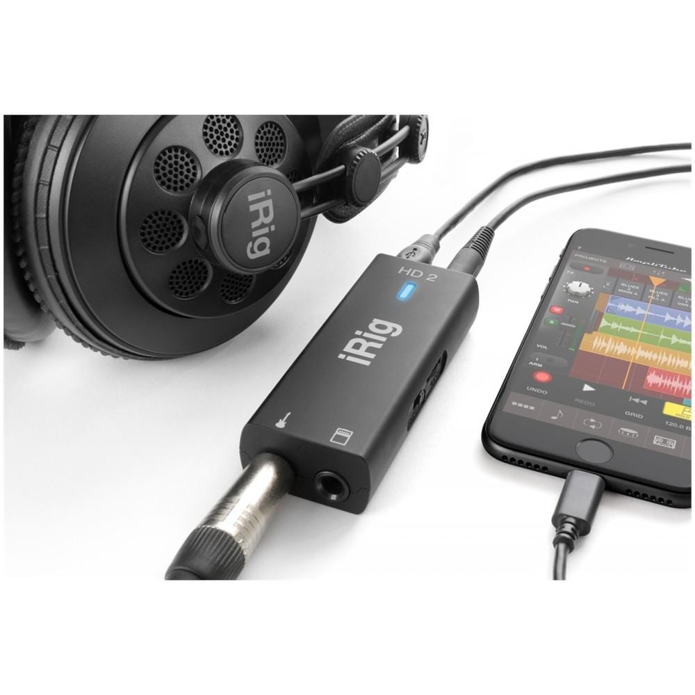 iRig HD 2 interfaccia lightning chitarra / basso 24bit uscita cuffie - Foto 1