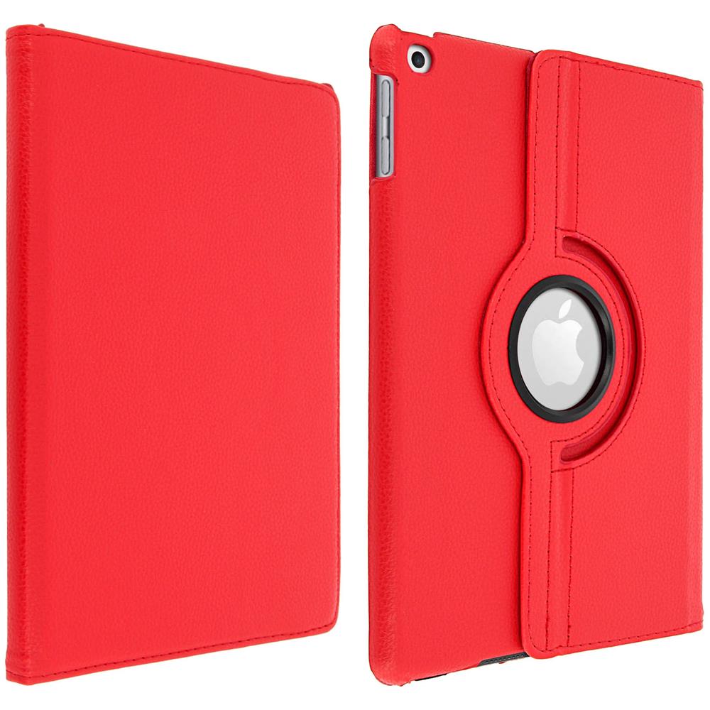Custodia Stand Girevole 360° Per Apple Ipad 9.7 2017 - Rossa - Foto 1