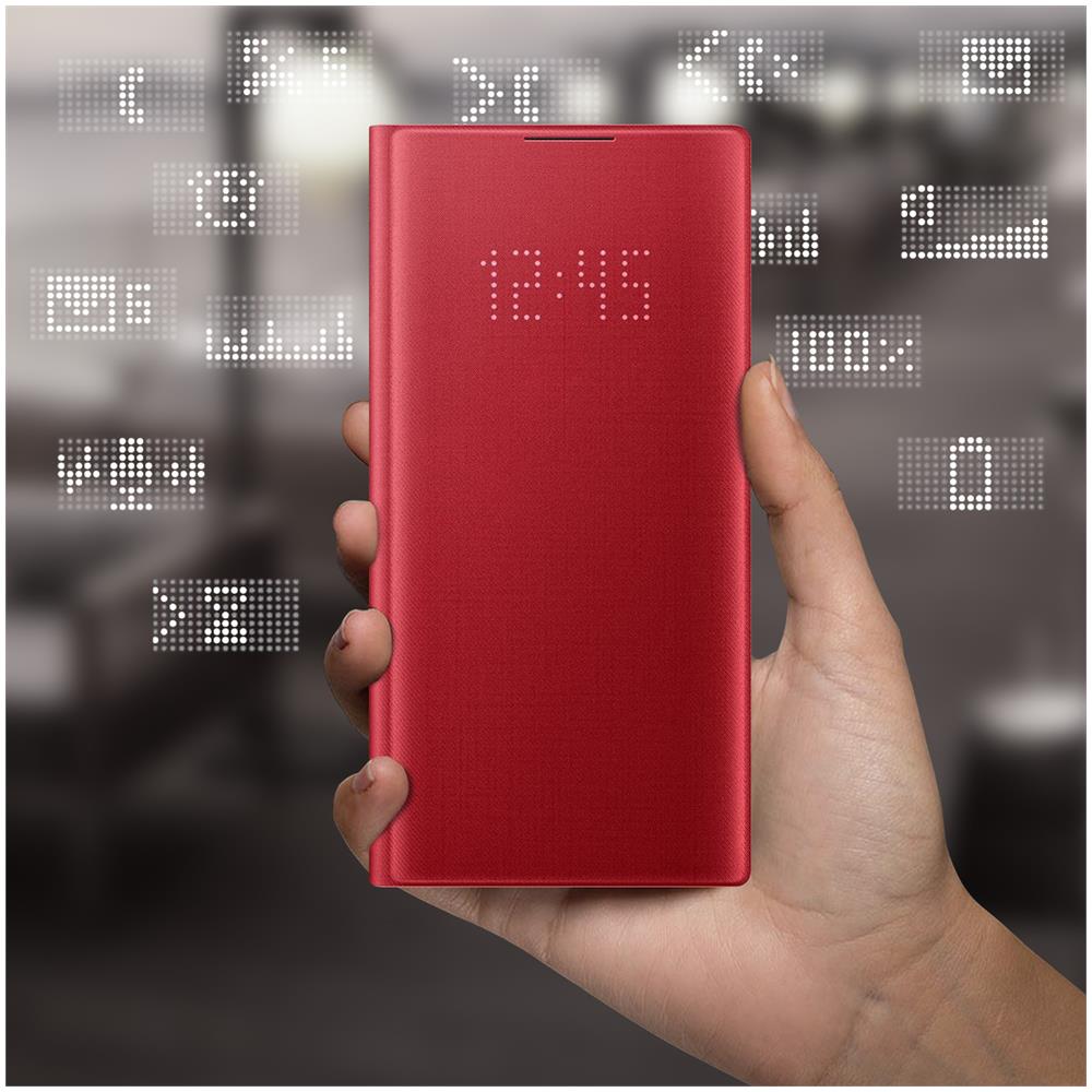Custodia Led View Cover Ef-nn970pregww Galaxy Note 10 Sm-n970 Rosso - Foto 9