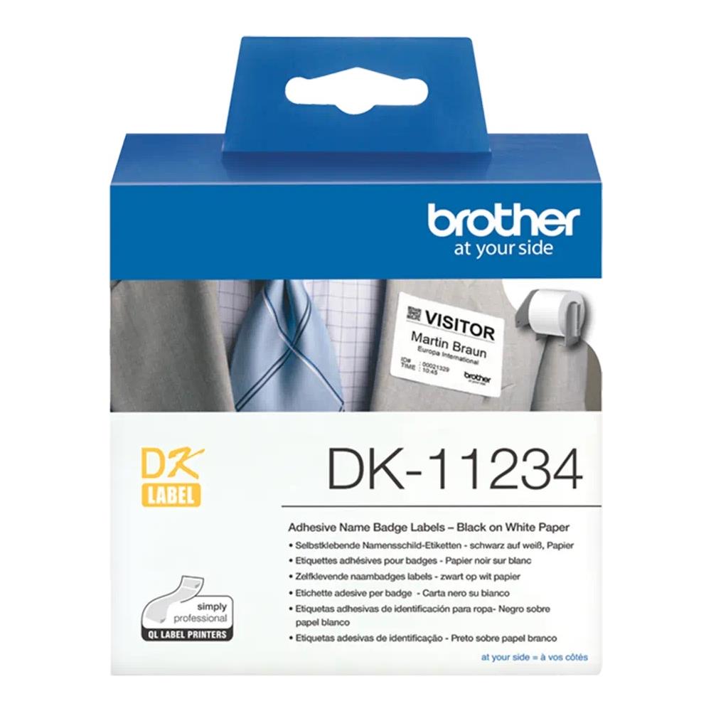 DK-11234 etichetta per stampante Bianco Etichetta per stampante autoadesiva - Foto 1