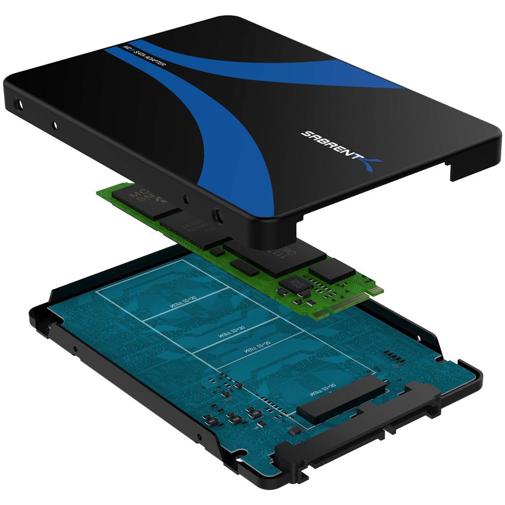 M. 2 Ssd A 25 Pollici Adattatore Recinzione Di Alluminio Sata Iii (ce-m2sa)  - Foto 2