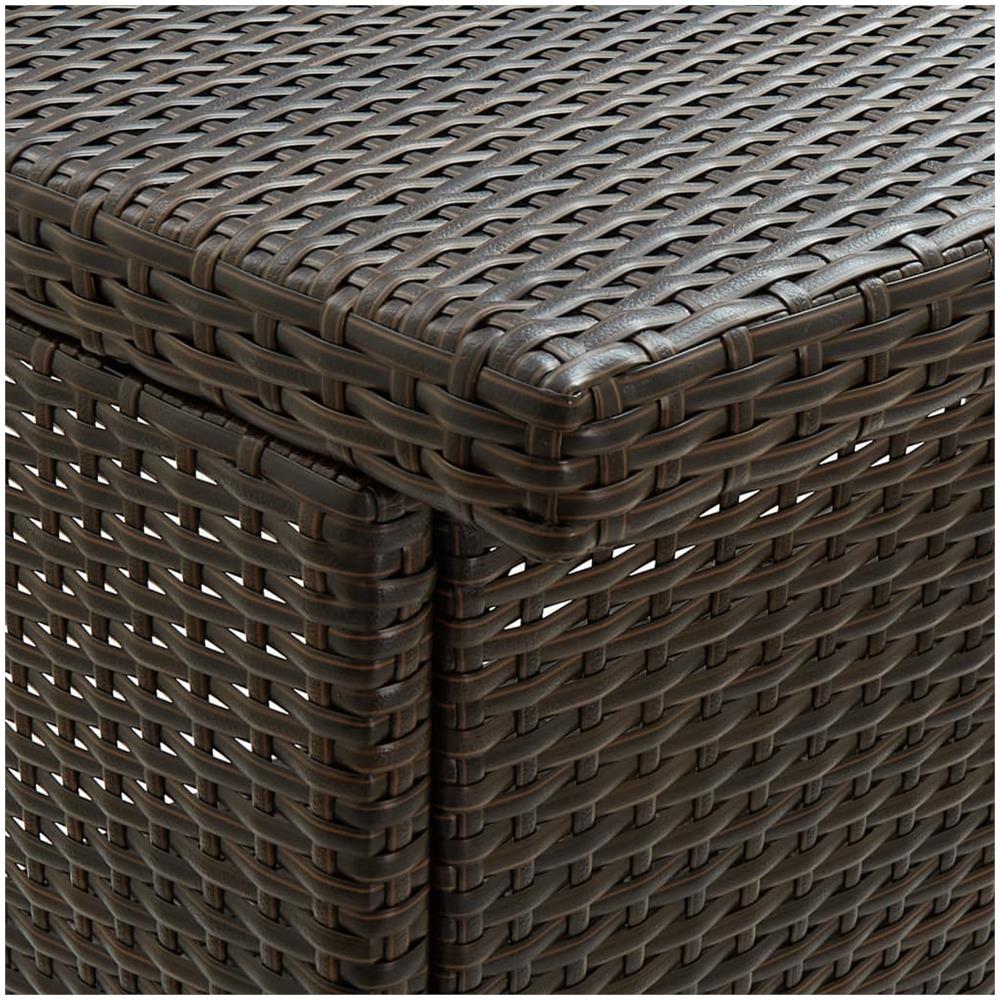 Set Da Bar 3 Pz In Polyrattan Marrone - Foto 2