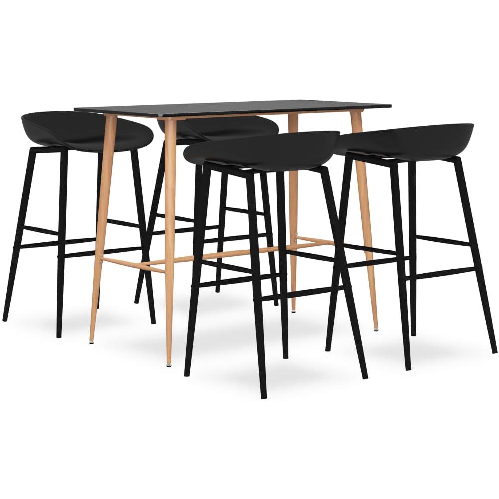 Set da Bar 5 pz Nero - Foto 1