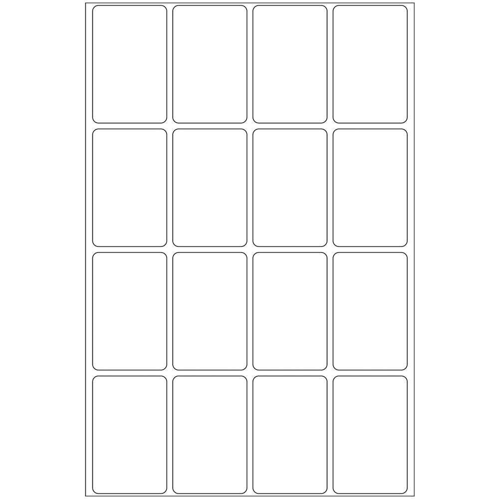 Multi-purpose labels 25x40mm white 512 pcs. - Foto 7
