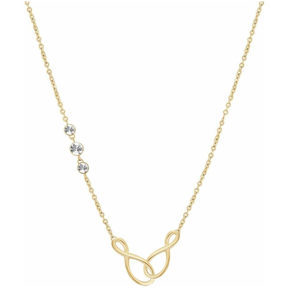 Collana Ribbon Donna In Acciaio E Cristalli Bbn10 - Foto 1