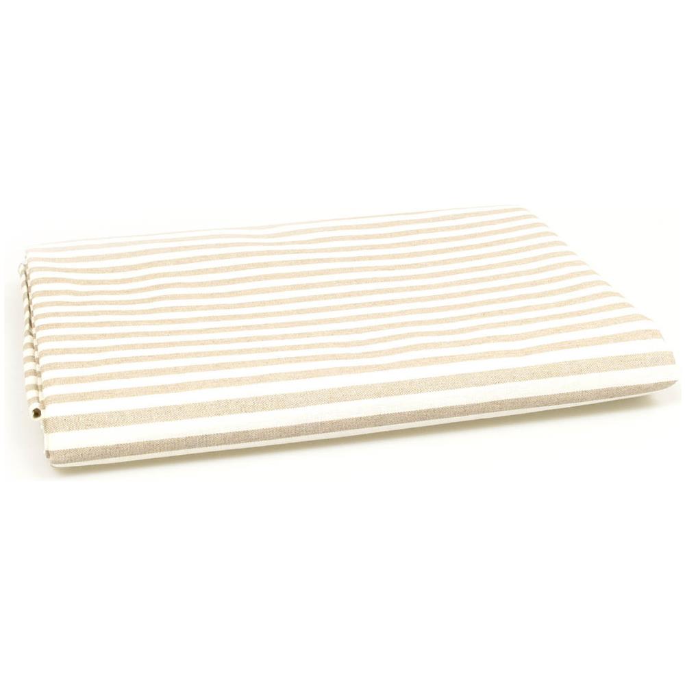 Telo Arredo Granfoulard Copritutto Cotone Made Italy Vari Disegni Arredatutto Copriletto Multiuso 2 Piazze Bastoncino Beige - Foto 2