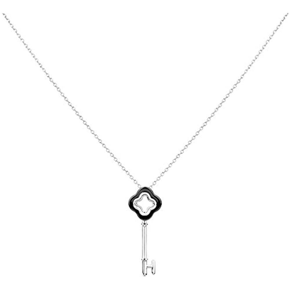 Donna 925 Argento Bianco Ossido Di Zirconio Fashionnecklacebraceletanklet 1-72/0065-n - Foto 1