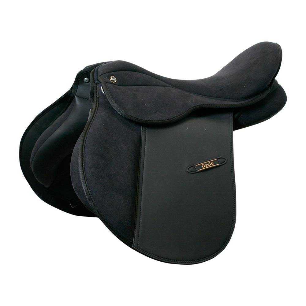 Sella Da Completo Pony In Camoscio Con Archetto Intercambiabile 16"" - Foto 1