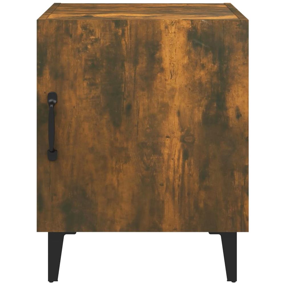 Comodino Rovere Fumo In Legno Multistrato - Foto 2