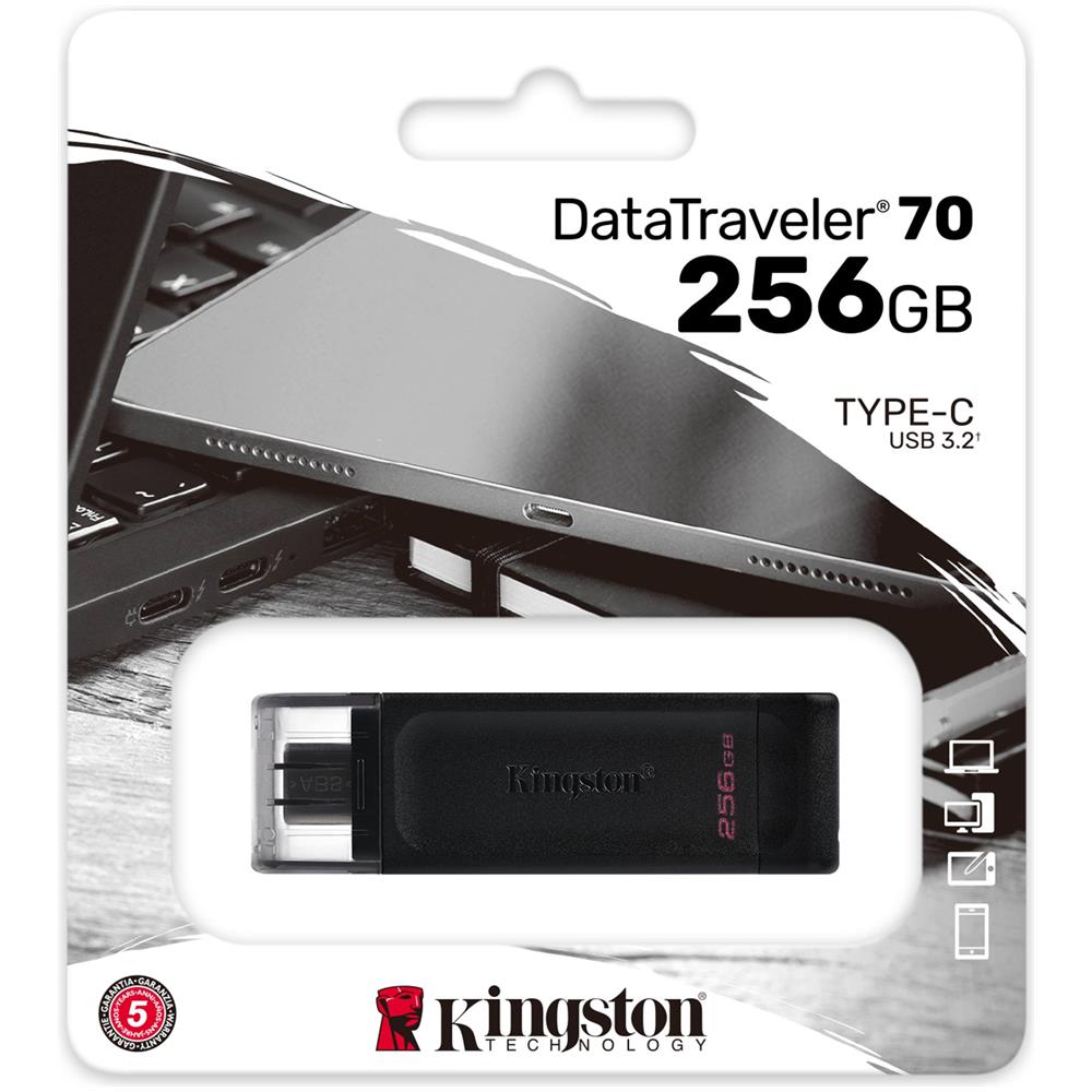 Technology 70 unità flash USB 256 GB USB tipo-C 3.2 Gen 1 (3.1 Gen 1) Nero - Foto 3