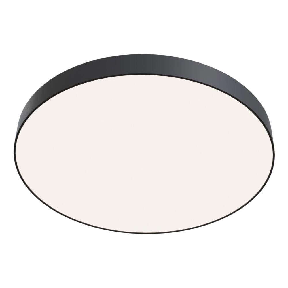 Plafoniera Moderna Zon Alluminio Nero Led 90w - Foto 1