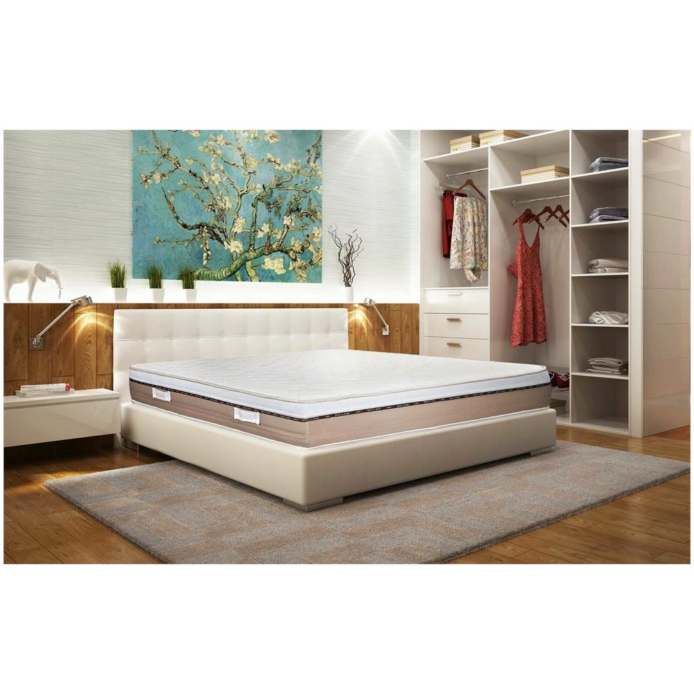 Materasso Piazza E Mezza Fenice, Materasso Memory Foam, Materasso Ergonomico, Materasso A Molle Insacchettate, 100% Made In Italy, 120x200xh25 Cm - Foto 1