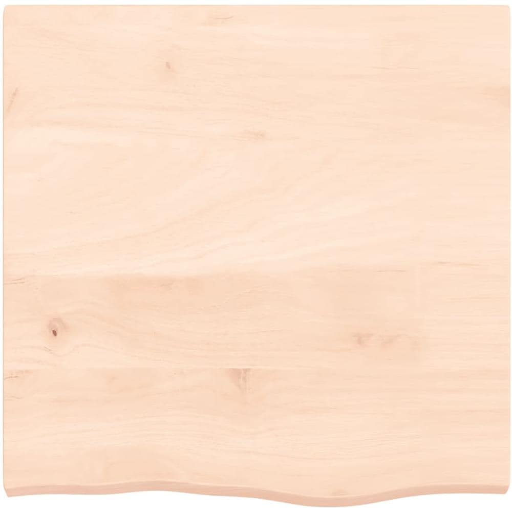Piano per Tavolo 60x60x (2-4) cm in Rovere Massello Non Trattato - Foto 5
