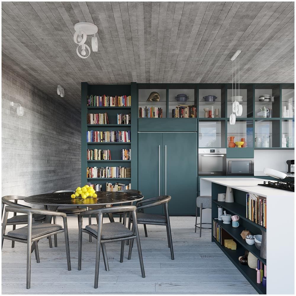 Lampada Da Soffitto Titran 3 Bianco Sl. 1136 - Moderno Lampade Da Soffitto Bianco 34.5x30x30 Cm - Foto 1