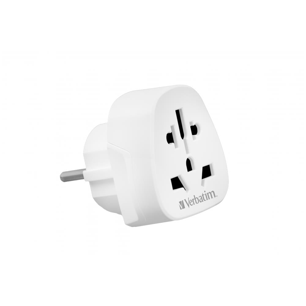 WTEU-02 adattatore per presa di corrente Tipo F Universale Bianco - Foto 1