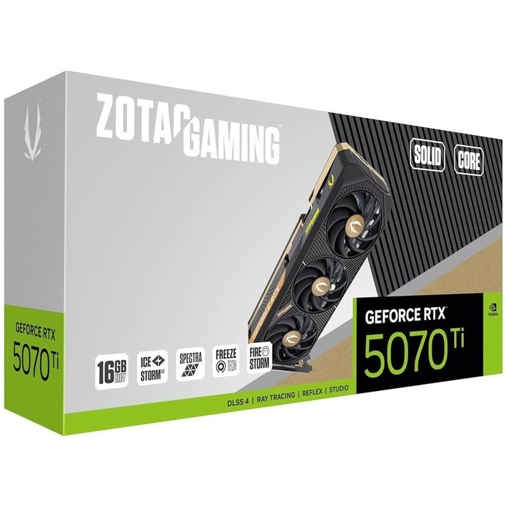 GAMING GeForce RTX 5070 Ti SOLID CORE 16GB GDDR7 PCI Express 5.0 - Foto 1