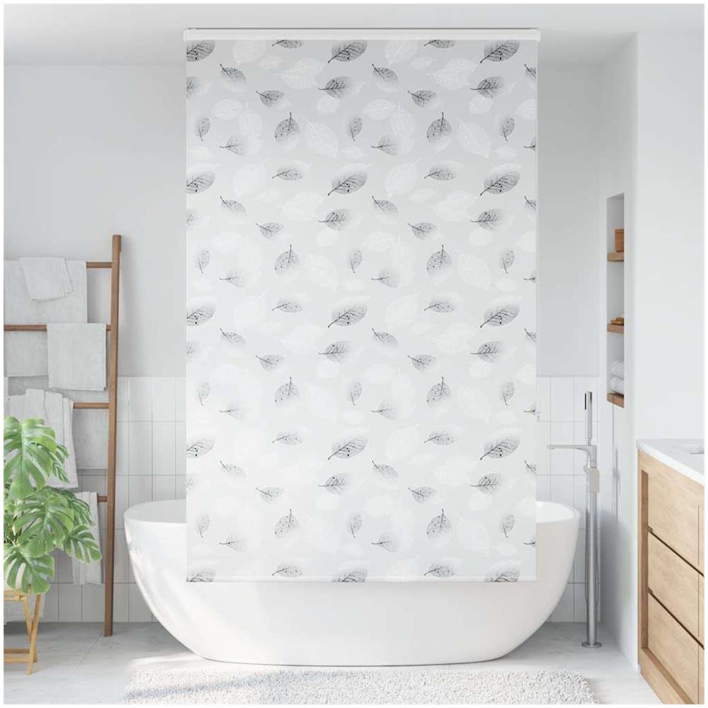 Tenda a Rullo Doccia con Cassonetto 130x240cm Larghezza Tessuto - Foto 2