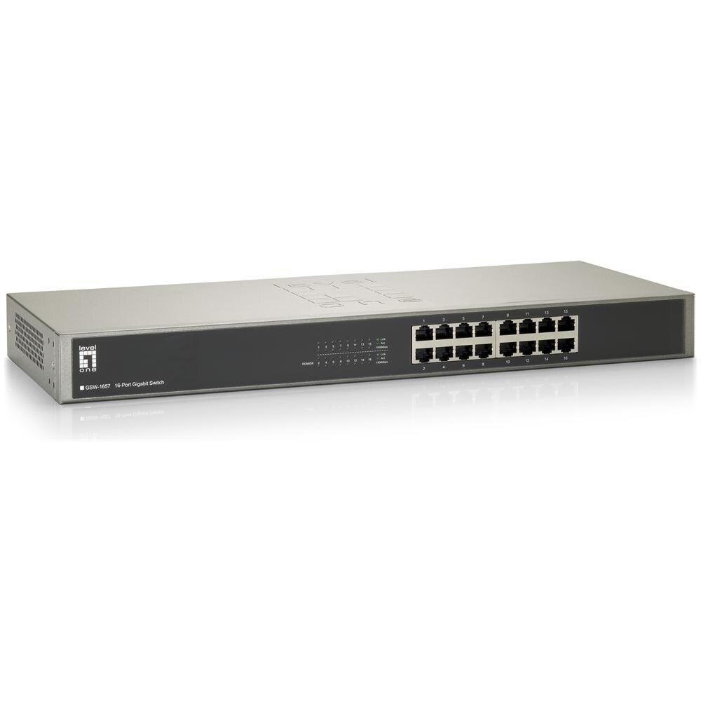 Ethernet Switch GSW-1657 16 Porte - 16 x RJ-45 - 10/100/1000Base-T - Foto 1