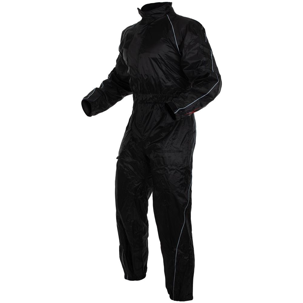 Tuta Cerata Impermeabile Completo Anti Pioggia Moto Scooter Antiacqua Nero M - Foto 1