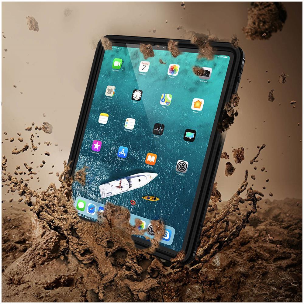 Cover Ipad Pro 12.9 2018 Waterproof Ip68 Anticaduta 1.2m Supporto Nero - Foto 5