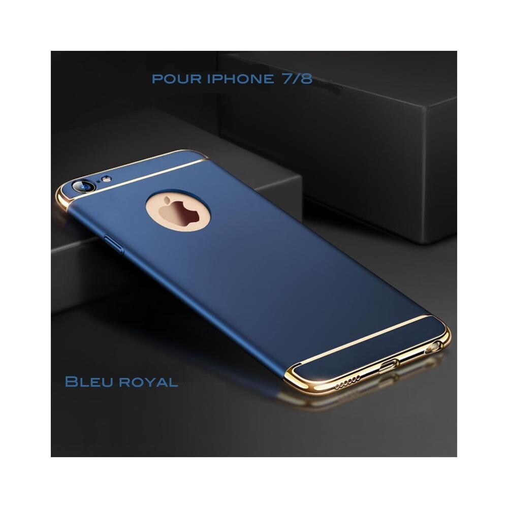 Guscio Sottile Ultra 3 In 1 Dura Del Pc Reale Iphone Blu 7/8 - Foto 1