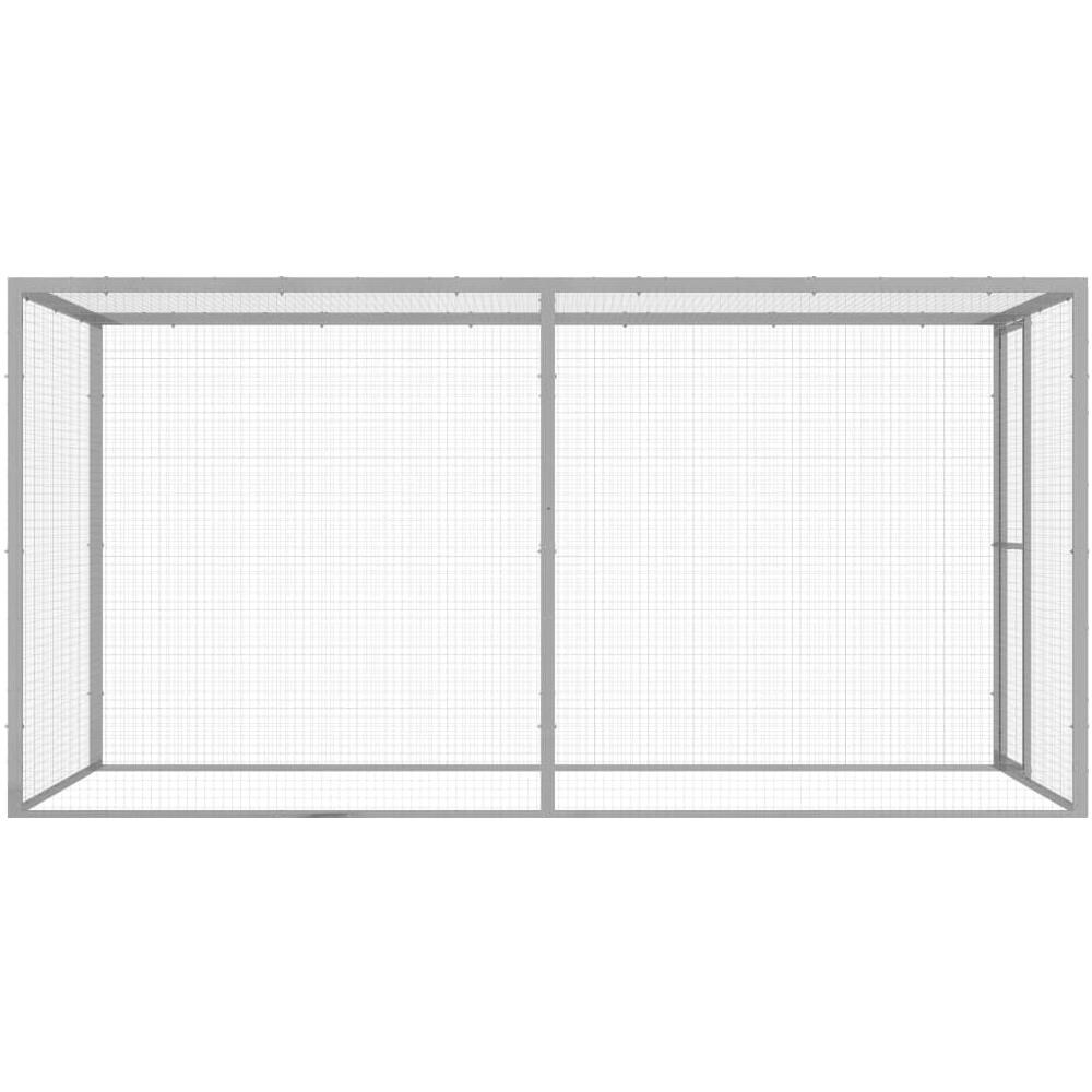 Gabbia per Gatti 3x1,5x1,5 m in Acciaio Zincato - Foto 3