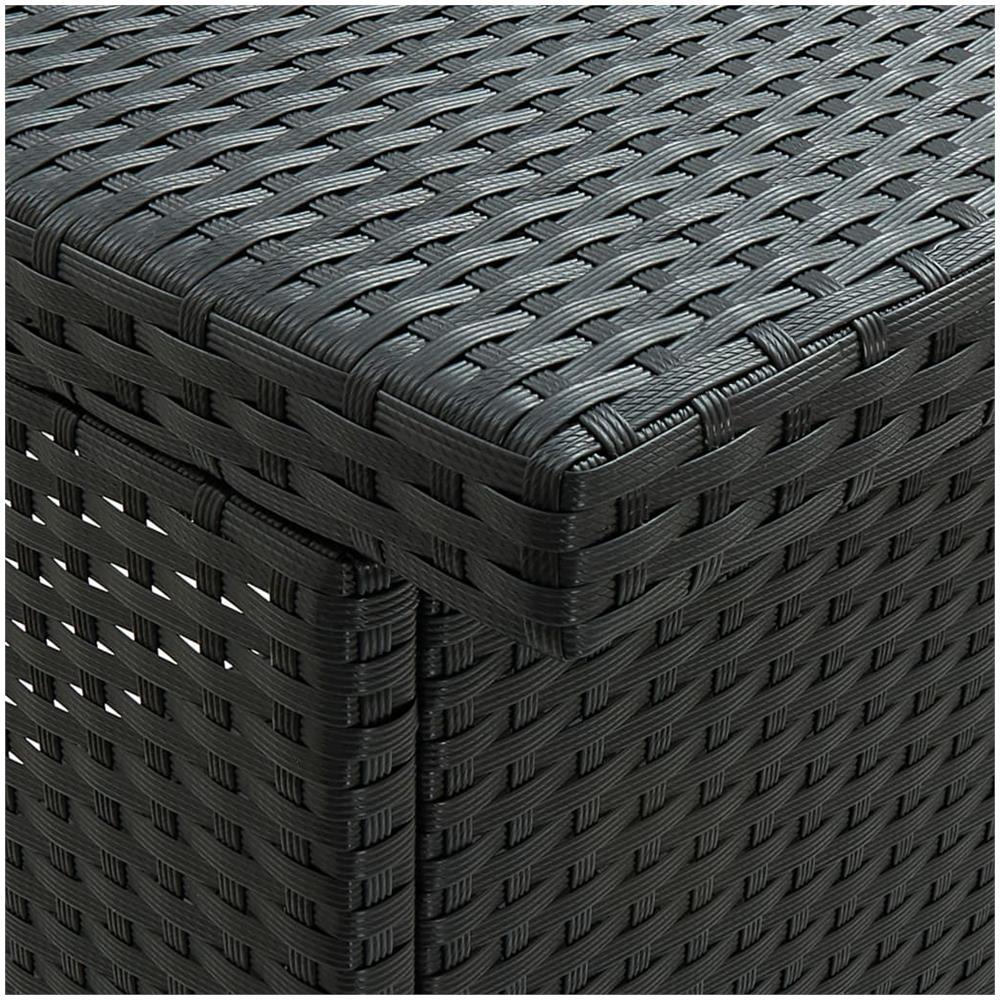 Set Da Bar 3 Pz In Polyrattan Nero - Foto 2