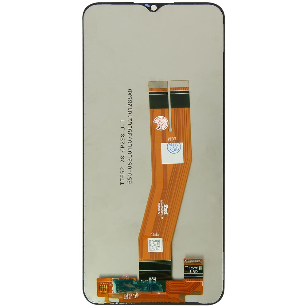 Blocco Completo Samsung A02s Schermo Lcd Vetro Touchscreen Di Ricambio Nero - Foto 2