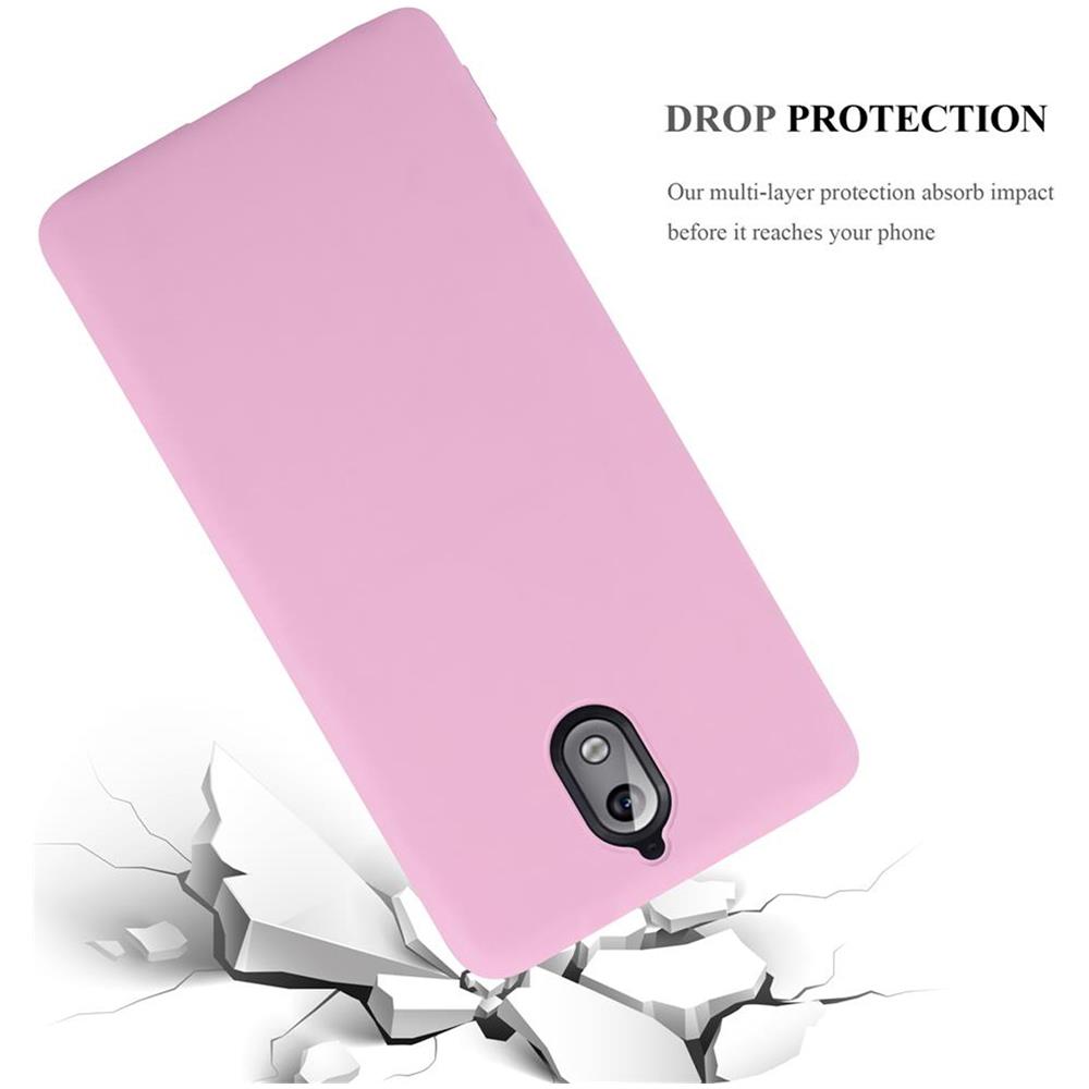 Custodia Compatibile Con Nokia 3.1 / Nokia 3 2018 In Candy Rosa - Coperchio Protettivo In Silicone Tpu Flessibile - Foto 8