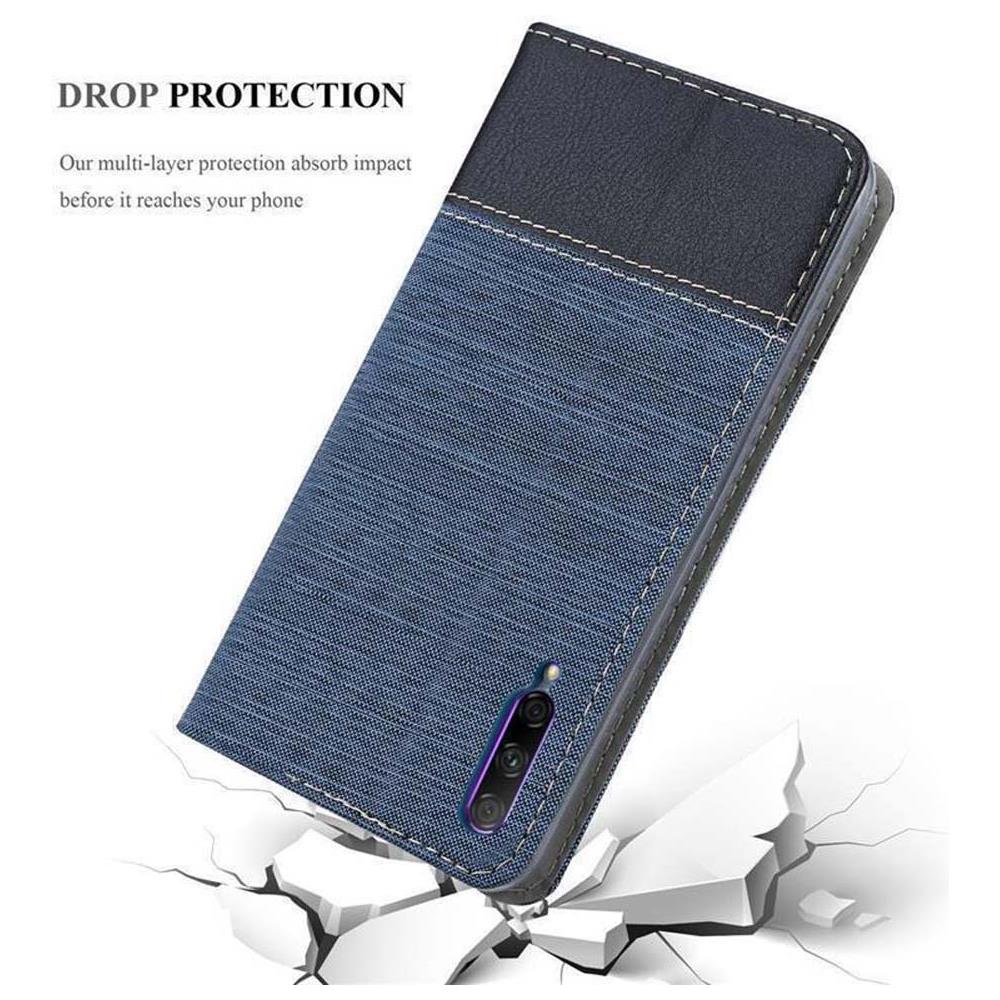 Cadorabo Custodia Compatibile Con Honor 9x Pro In Blu Scuro Nero - Coperchio Protettiva Con Chiusura Magnetica, Funzione Stand E Tasca Per Le Carte - Foto 8