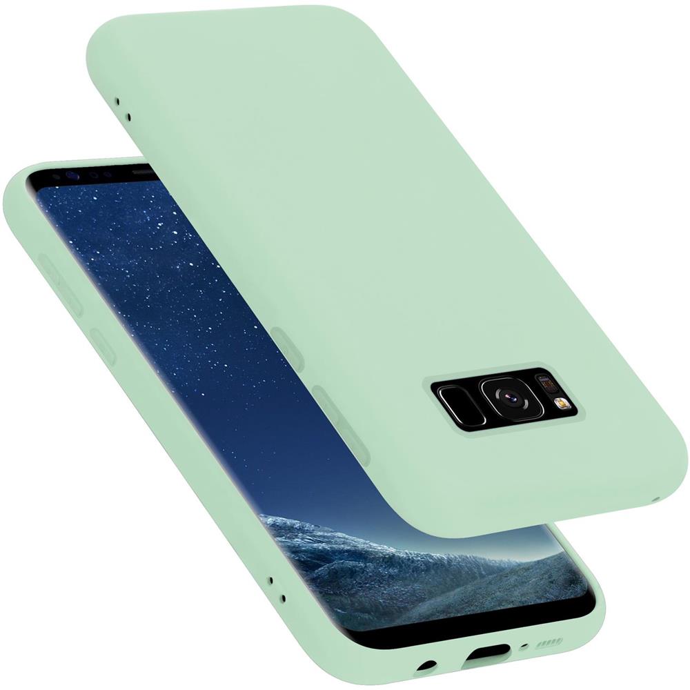 Custodia Compatibile Con Samsung Galaxy S8 Plus In Liquid Verde Chiaro - Coperchio Protettivo In Silicone Tpu Flessibile - Foto 1