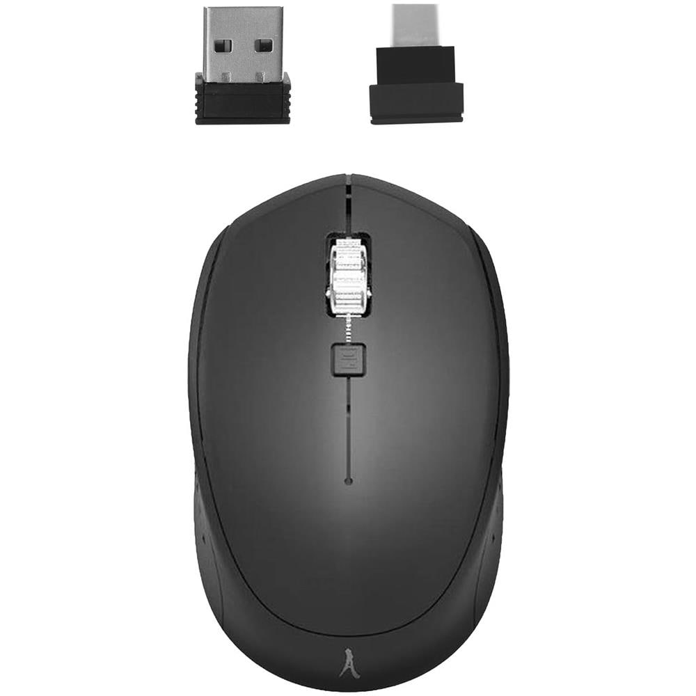 Mouse Ottico Per Computer Tablet Macbook Adattatori Usb-c / Usb Akashi Nero - Foto 2