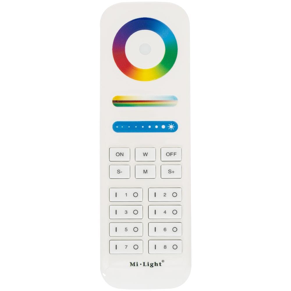 Telecomando Rf Per Regolatori Led Rgb + Cct 8 Zone Fut089 153x47x19 Mm Pc - Foto 2