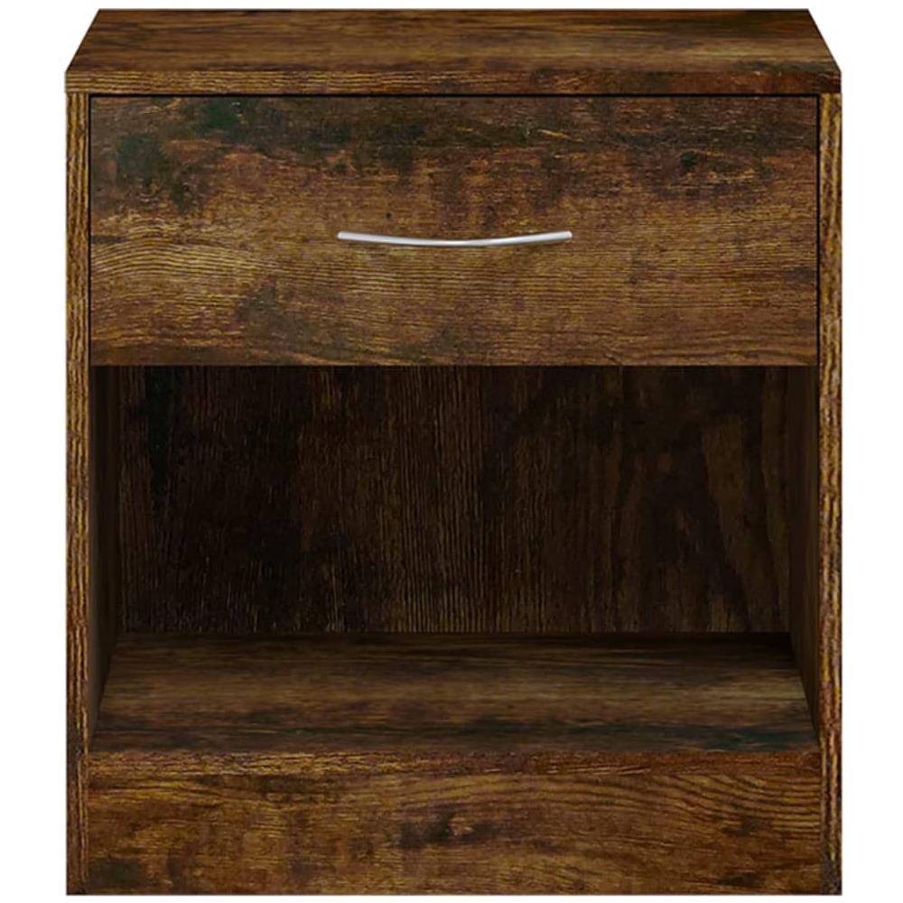 Comodini 2pz Con Cassetto Rovere Fumo - Foto 8