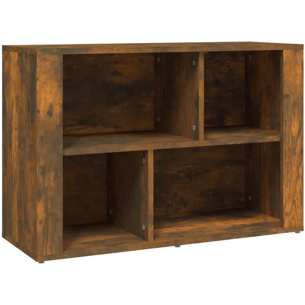 Credenza Rovere Fumo 80x30x54 Cm In Legno Multistrato - Foto 2