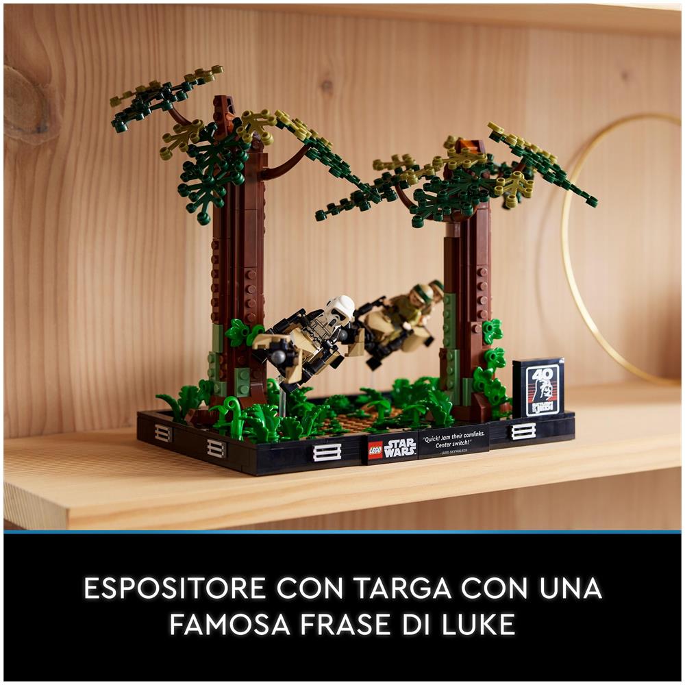 75353 Star Wars Diorama Inseguimento con lo Speeder su Endor - Foto 10