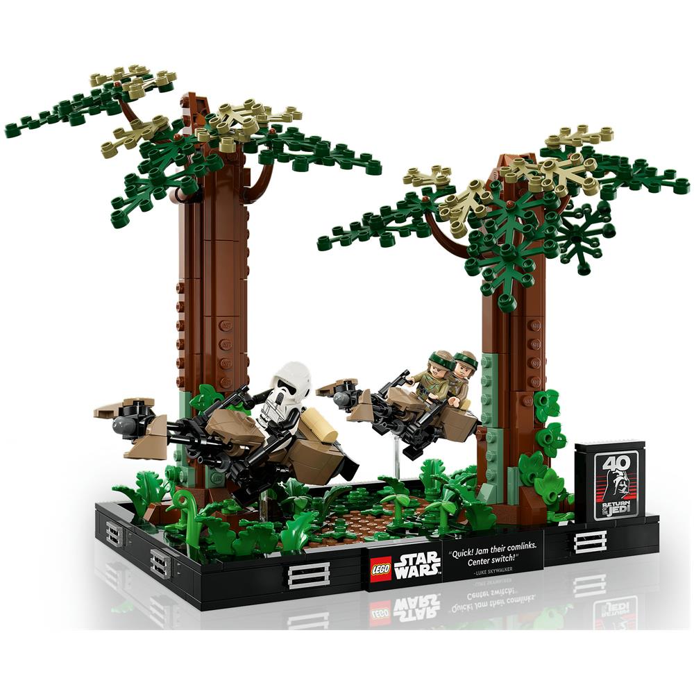 75353 Star Wars Diorama Inseguimento con lo Speeder su Endor - Foto 2