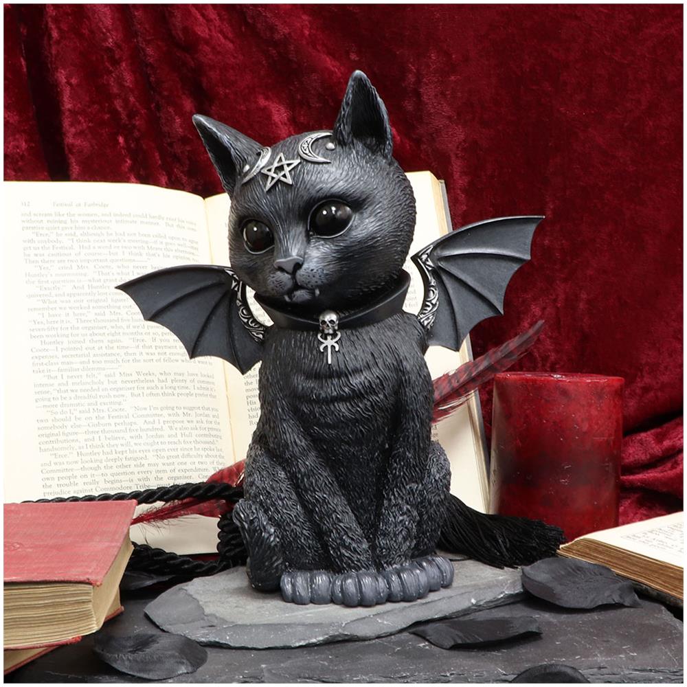 Nemesis Now - Malpuss - Figura Di Gatto Vampiro 24cm - Foto 6