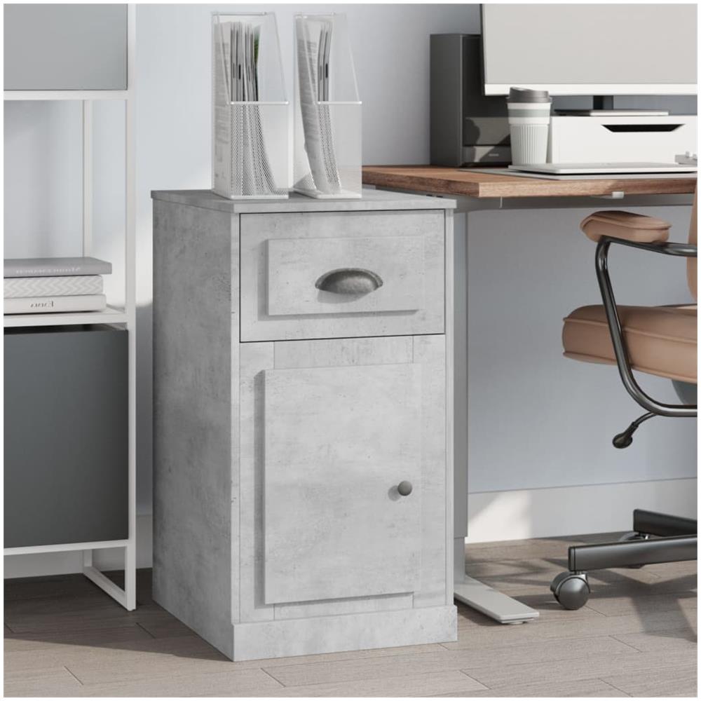 Mobiletto Cassetto Grigio Sonoma 40x50x75 Cm Legno Multistrato - Foto 1