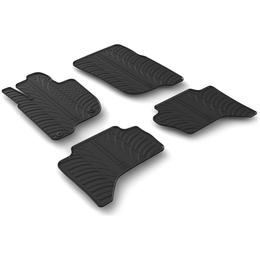 Set Tappeti Su Misura In Gomma - Compatibile Per Mitsubishi L200 Club Cab (09/15>06/23) - Mitsubishi L200 Double Cab (09/15>06/23) - Fiat Fullback Cabina Estesa (09/16>01/21) - Fiat Fullback Doppia Cabina (09/16>01/21) - Foto 1