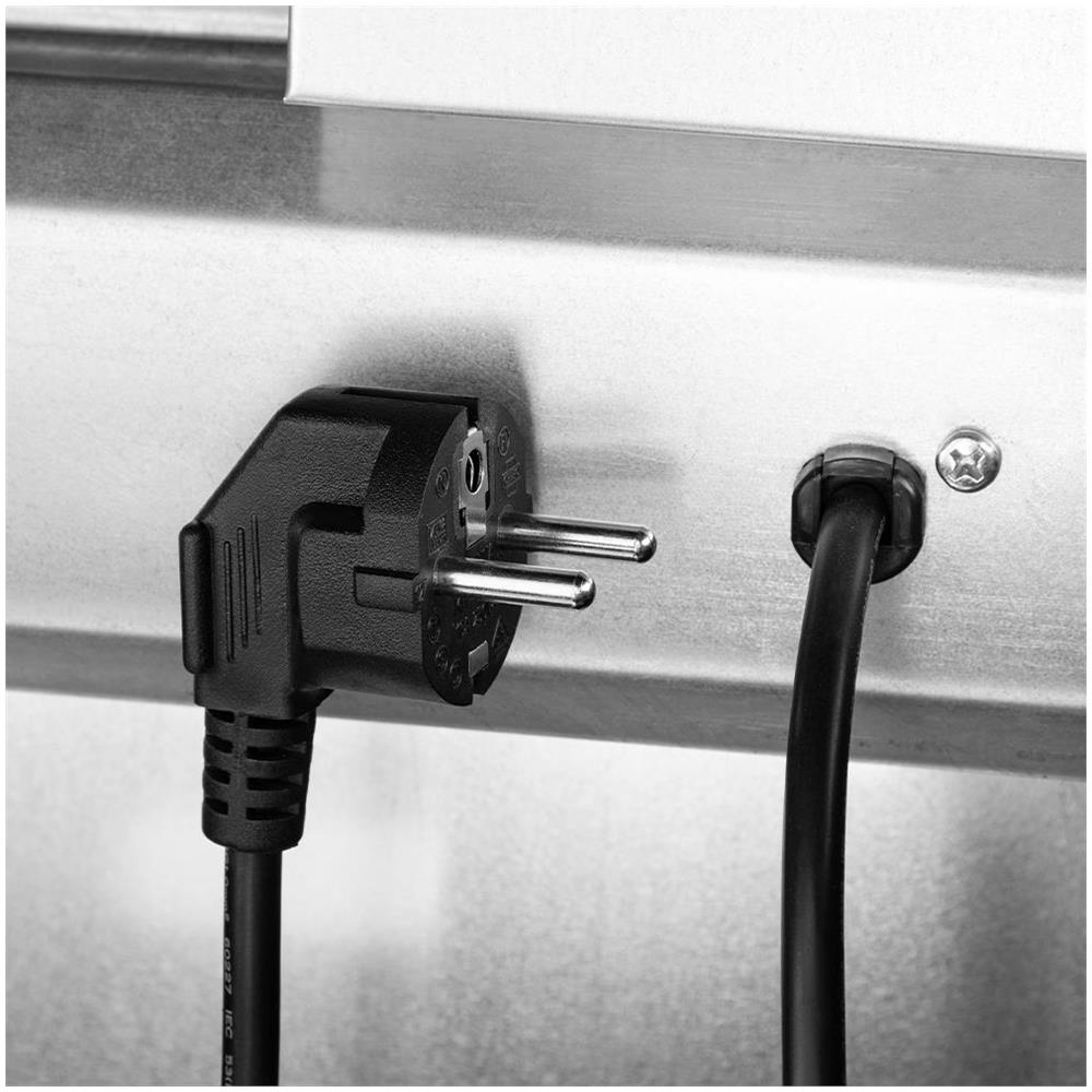 Stufa a Gas Portatile 2in1 in Metallo Nero Termostufa Infrarossi 3 elementi GH09 - Foto 4
